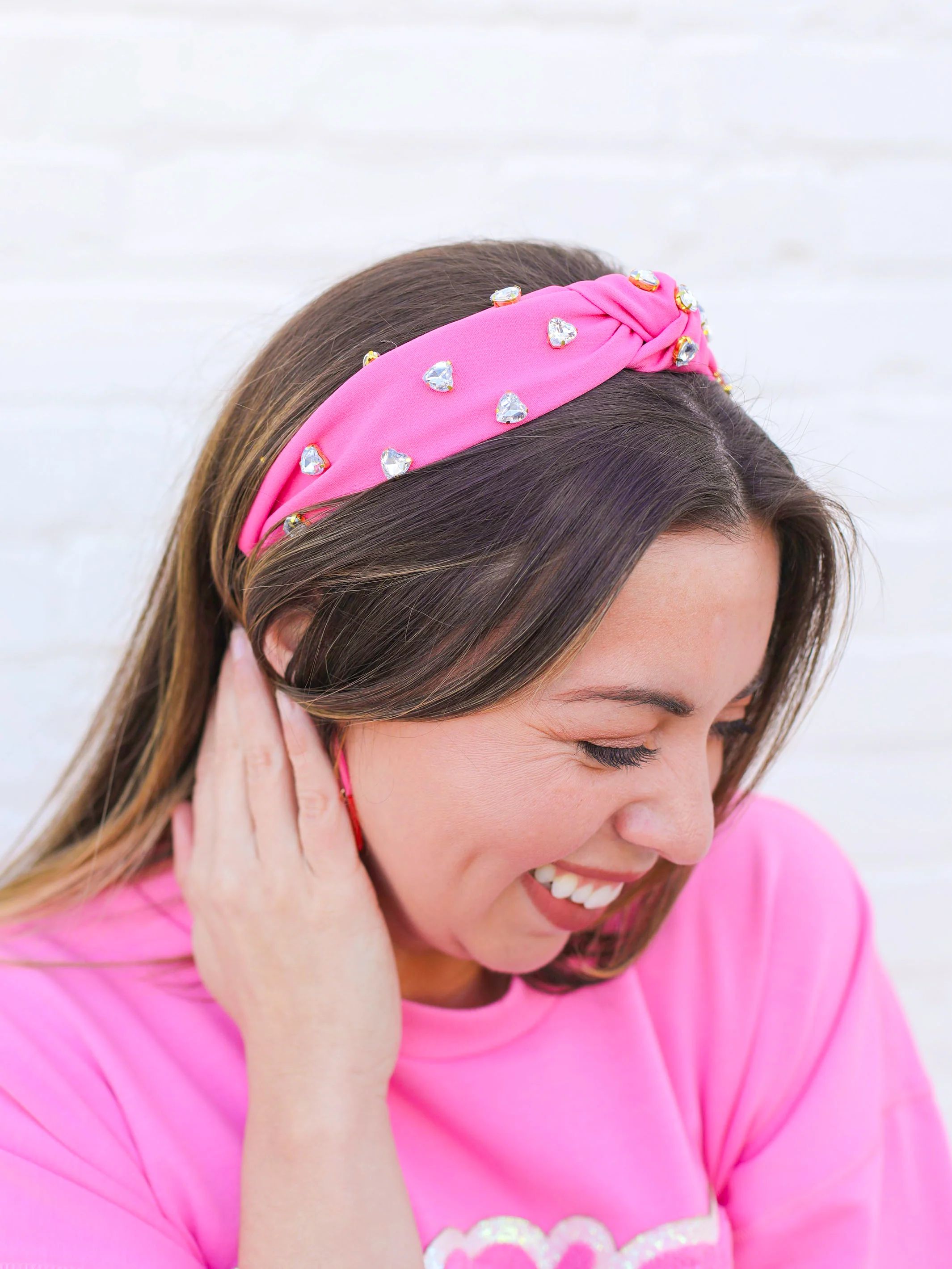 Krista Headband | Clear Hearts | Michelle McDowell