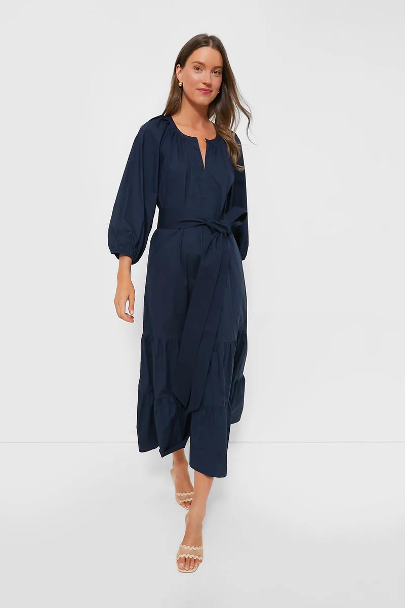Navy Lyles Dress | Tuckernuck (US)
