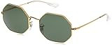 Ray-Ban RB1972 Octagon Sunglasses, Legend Gold/G-15 Green, 54 mm | Amazon (US)