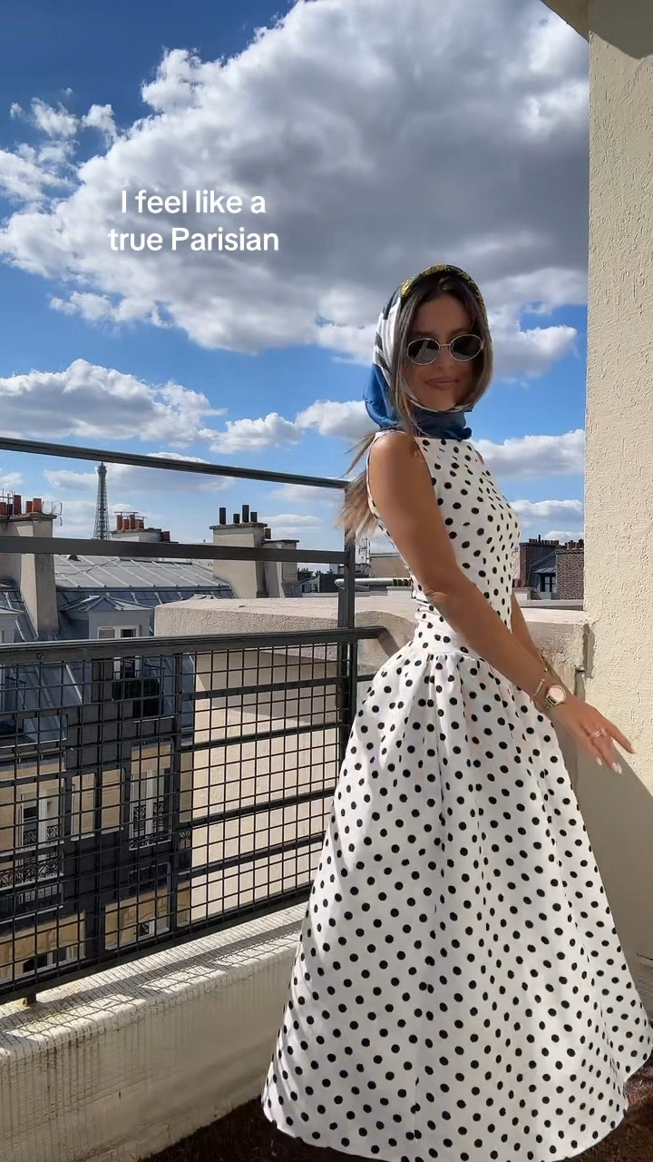 Size down for dress. I got a size 4 but had to get it majorly altared 🙃 Head scarf is vintage Hermès - brides de gala bc duh I was a bride 😍

#LTKTravel #LTKStyleTip #LTKFindsUnder100