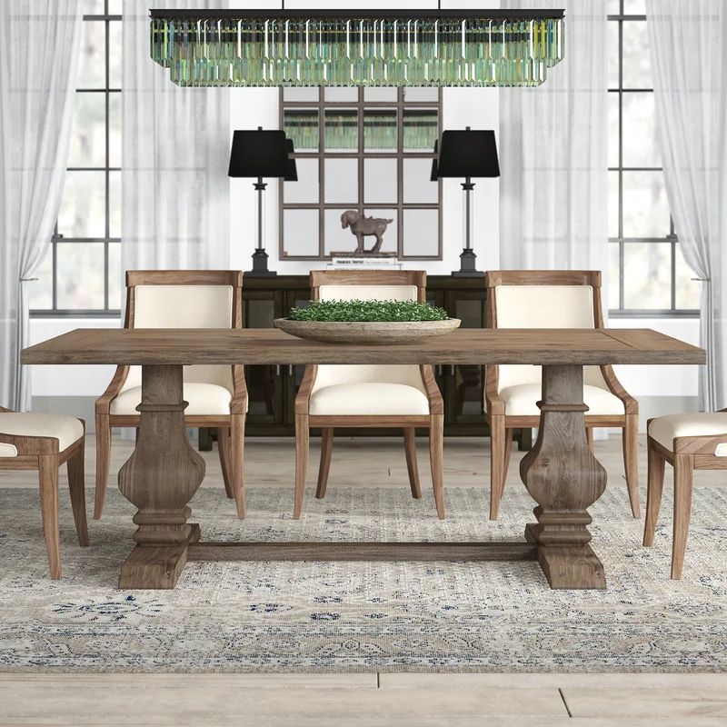 Tekamah Pine Solid Wood Dining Table | Wayfair North America