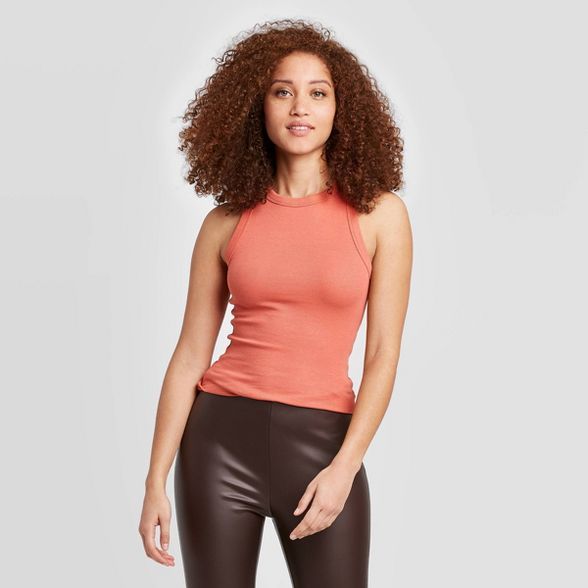 Women's Slim Fit Crewneck Tank Top - A New Day™ | Target