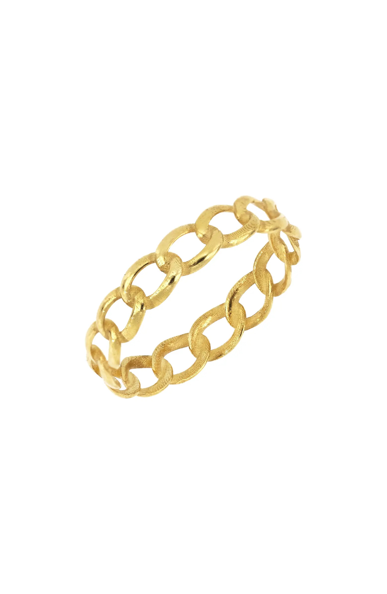 Ofira 14K Gold Curb Chain Ring | Nordstrom