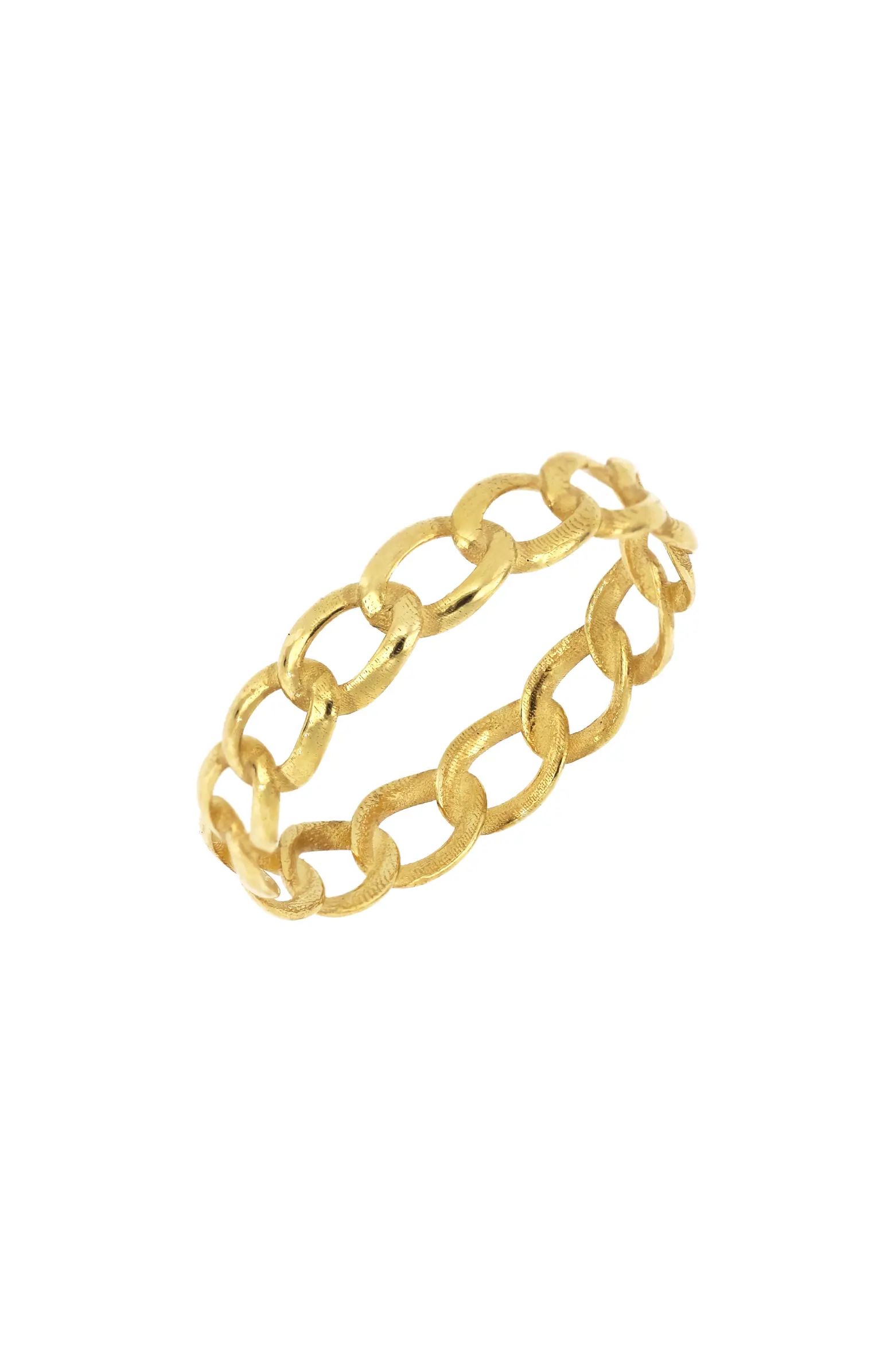 Ofira 14K Gold Curb Chain Ring | Nordstrom