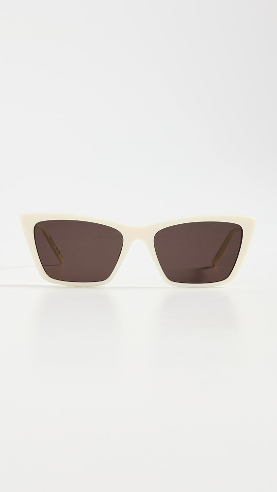 Saint Laurent Mica Thin Sunglasses | Shopbop | Shopbop