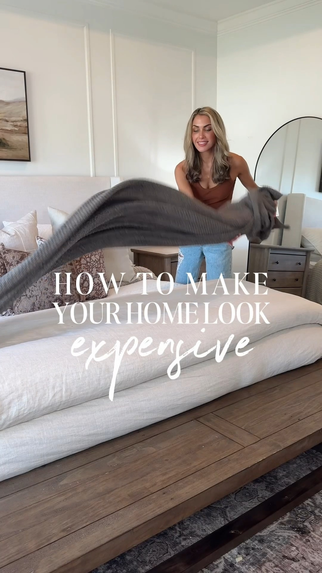 Cozy and carefully curated beats costly every time. One of the biggest hurdles I had to mentally get over when I started designing our home is that 

Highlights:
1. Repeat after me : double the duvet, double the duvet!
2. Kitchen accessories do not need to be complicated OR over $30. A simple “corkboard” (lol) laid against the backsplash is truly enough. Plus, kitchen decor just seems to get in the way all the time. 
3.  Choose pillow covers over getting all new throw pillows for easy seasonal transitions.



•
•
Neutral home decor, Amazon home finds, empty corner walls, kitchen styling, interior design, cozy organic modern, bedroom furniture, fall decor, duvet covers, upholstered bed frame  

#LTKHome