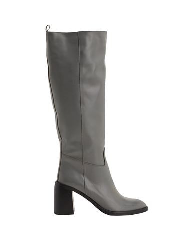 8 By Yoox Woman Boot Grey Size 11 Calfskin | YOOX (US)