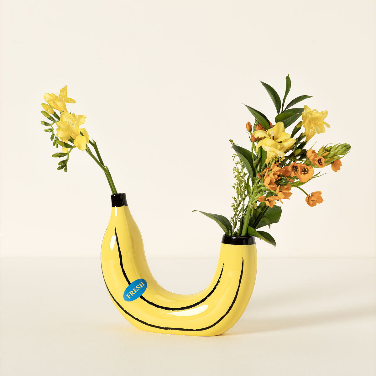 A-peeling Banana Vase | Banana Vase | UncommonGoods