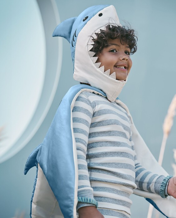 Girls' & Boys' Shark Halloween Costume Set - Size Big Kids One Size by Hanna Andersson | Hanna Andersson