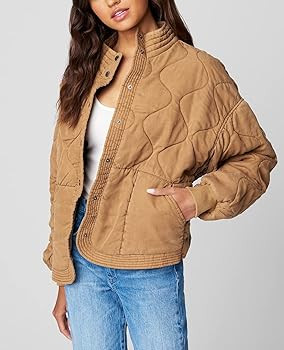 [BLANKNYC] Tencel Quilted Jacket | Amazon (US)