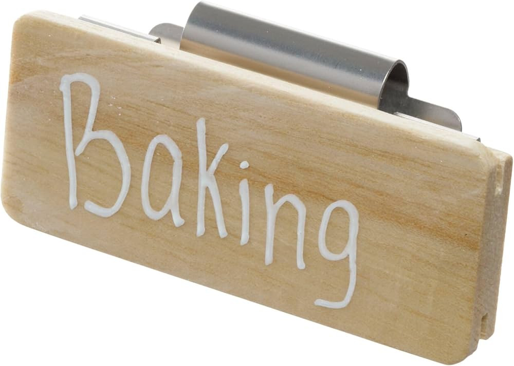 iDesign Wood Clip-On Labels for Storage Bins, Set of 3, The Rosanna Pansino Collection – 3.25... | Amazon (US)