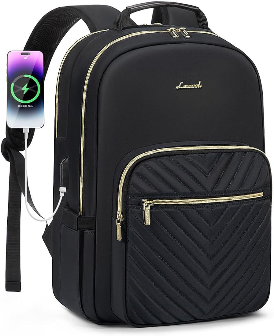 LOVEVOOK Laptop Backpack for Women 15.6 inch,Cute Womens Travel Backpack Purse,Professional Lapto... | Amazon (US)