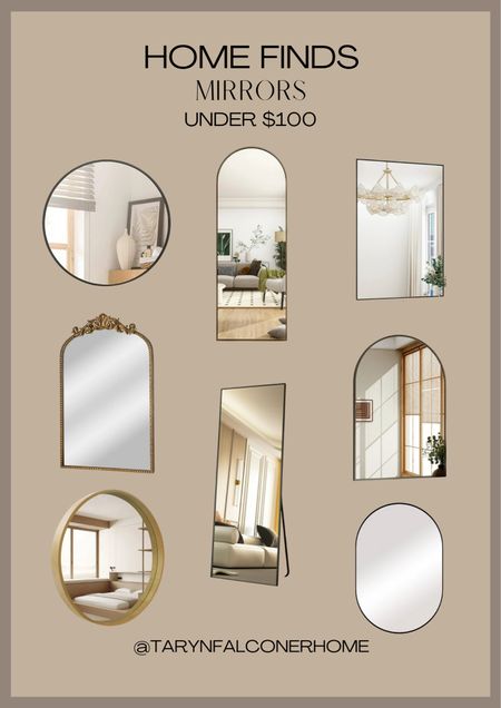 Mirrors under $100

Mirror, home decor, affordable finds, home find, budget friendly

#LTKfindsunder100 #LTKhome #LTKsalealert