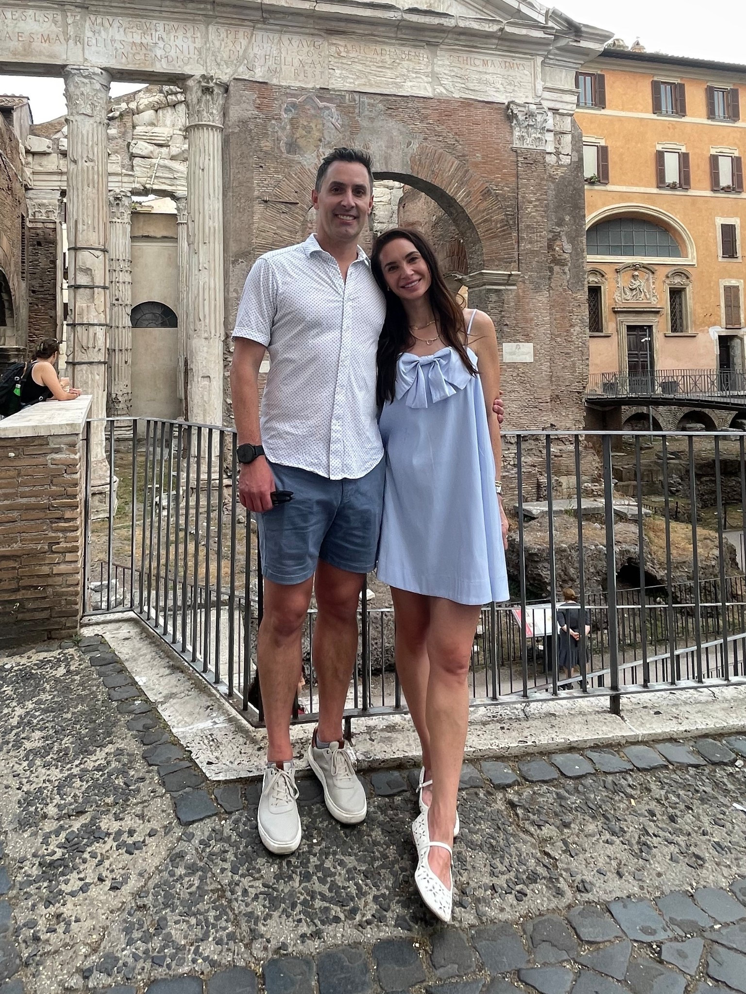 Blue bow dress and white floral cut out flats 

#LTKSaleAlert #LTKStyleTip