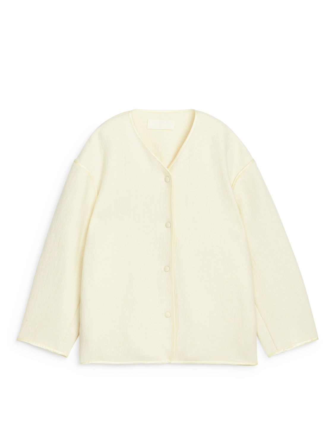 Wool-Blend Jacket - White | ARKET (US&UK)
