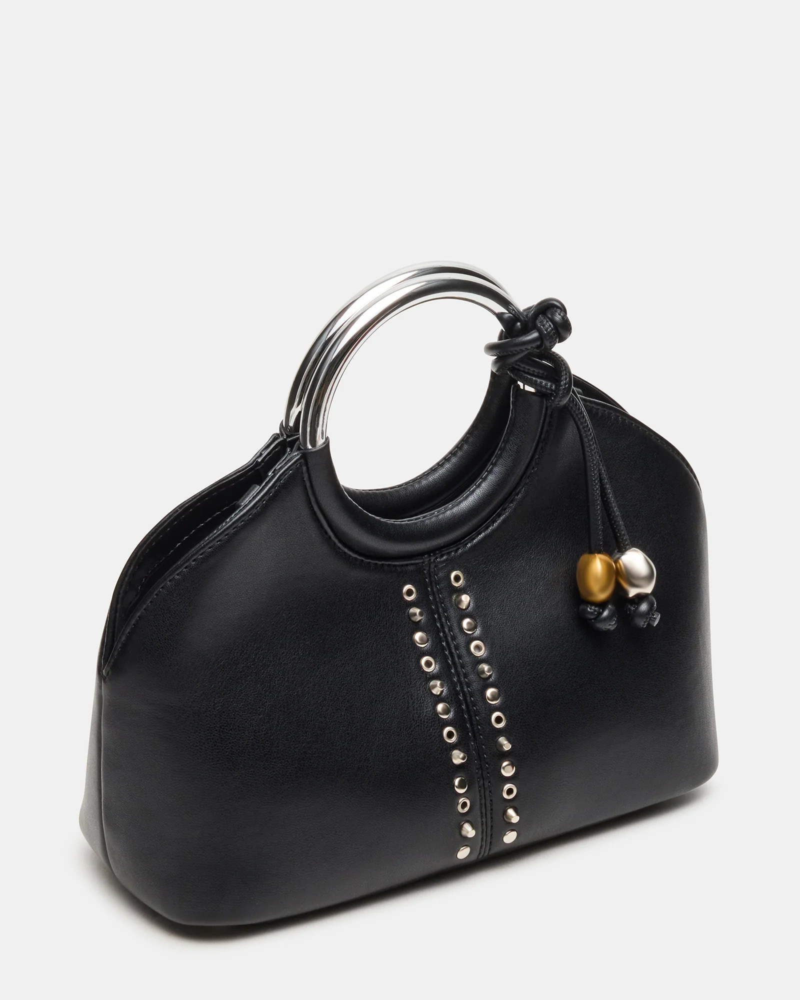 GEENA Embellished Bag Black Ring Top-Handle Crossbody Handbag | Steve Madden (US)