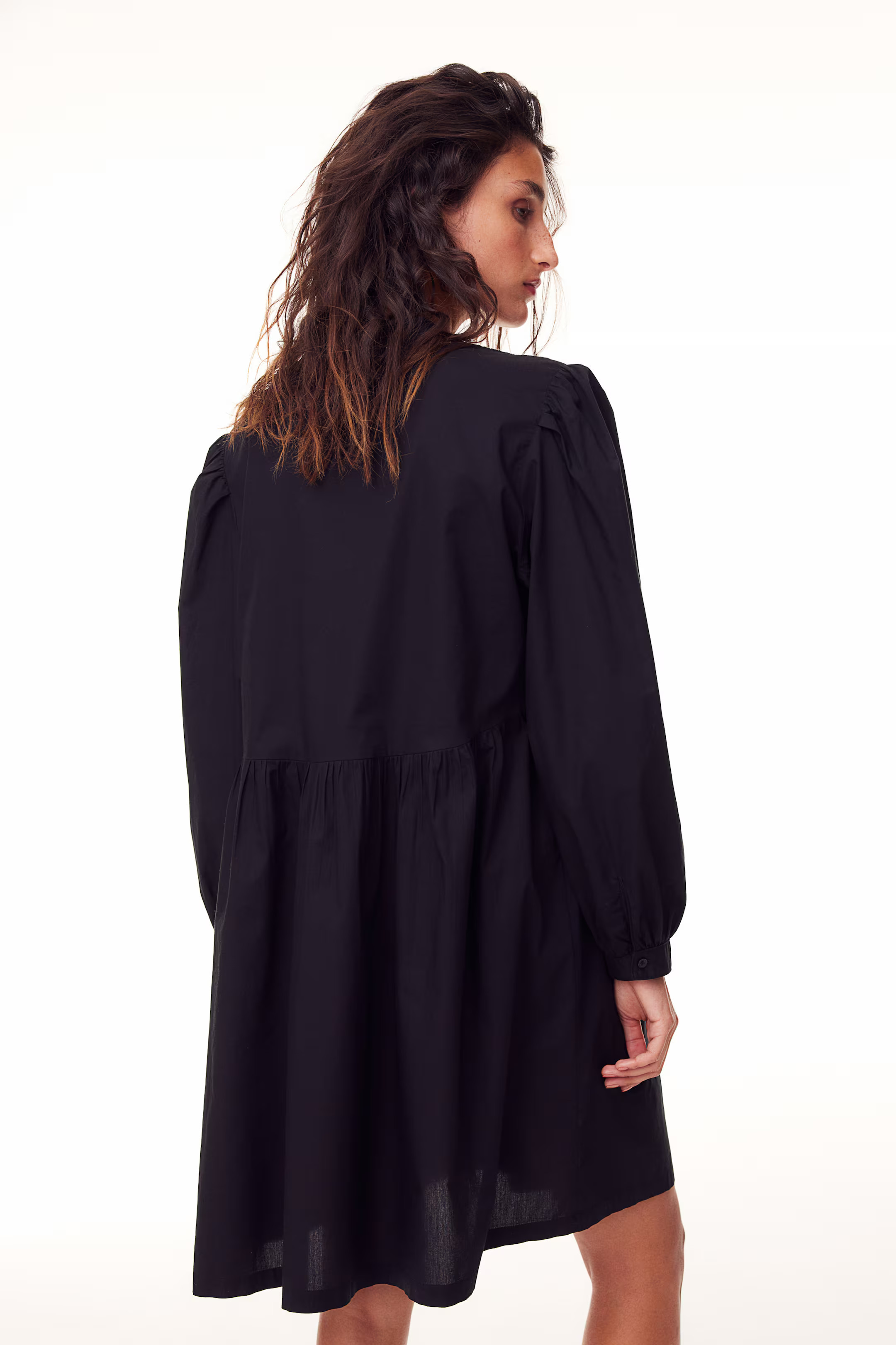 Katoenen jurk met broderie anglaise | H&M (DE, AT, CH, NL, FI)