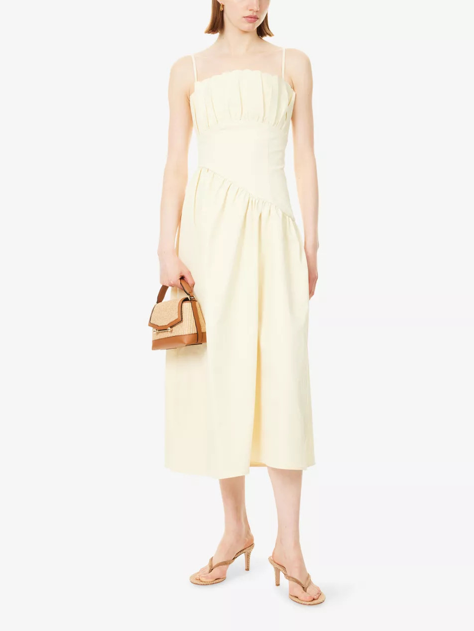 Zaria Corset Woven Maxi Dress | Selfridges