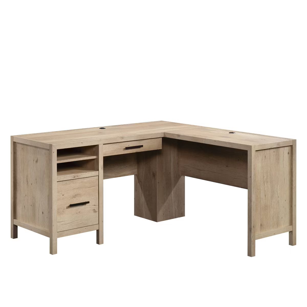 Pacific View 2 Drawer L Shaped Desk Prime Oak - Sauder | Target