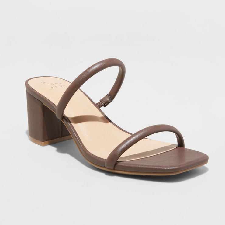 Women's Cris Shades of Beautiful Mule Heels - A New Day™ | Target