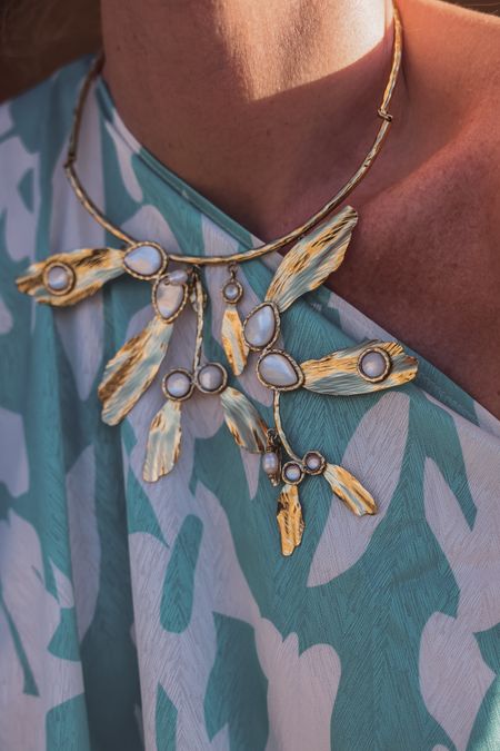 This Ulla Johnson necklace is such a beauty. It almost feels more like a work of art than jewelry! It is a really gorgeous piece to pair with dresses and tops this spring and summer to really elevate your look. 

~Erin xo 

#LTKstyletip #LTKwedding