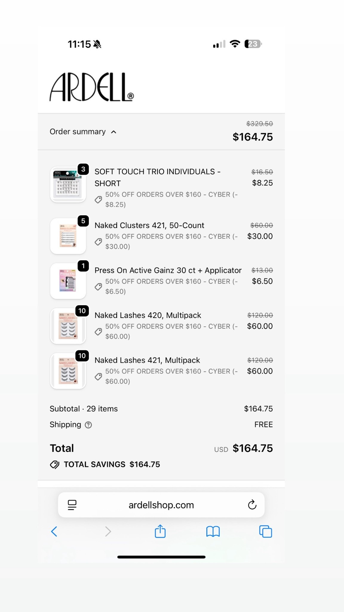 My fav ardell lashes 