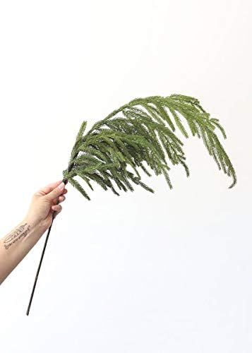 Amazon.com: Afloral Real Touch Norfolk Pine Branch - 36" Tall - Wedding, Event and Home Decor : H... | Amazon (US)