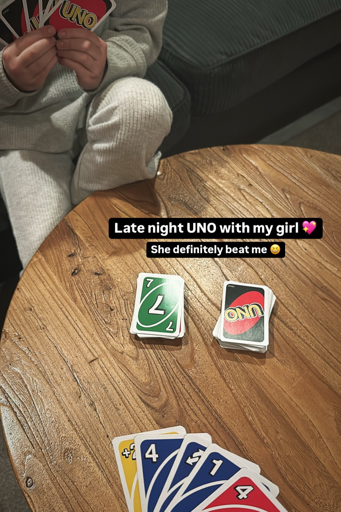 Love nights like this! ♥️♥️
#uno #games #gamenight #mommydaughter #minime #fun

#LTKFamily #LTKHome #LTKKids