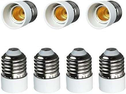 Othmro E27 To E14 Light Socket Bulb Base Adapter Converter Commutator White Light Sockets PBT AC ... | Amazon (US)