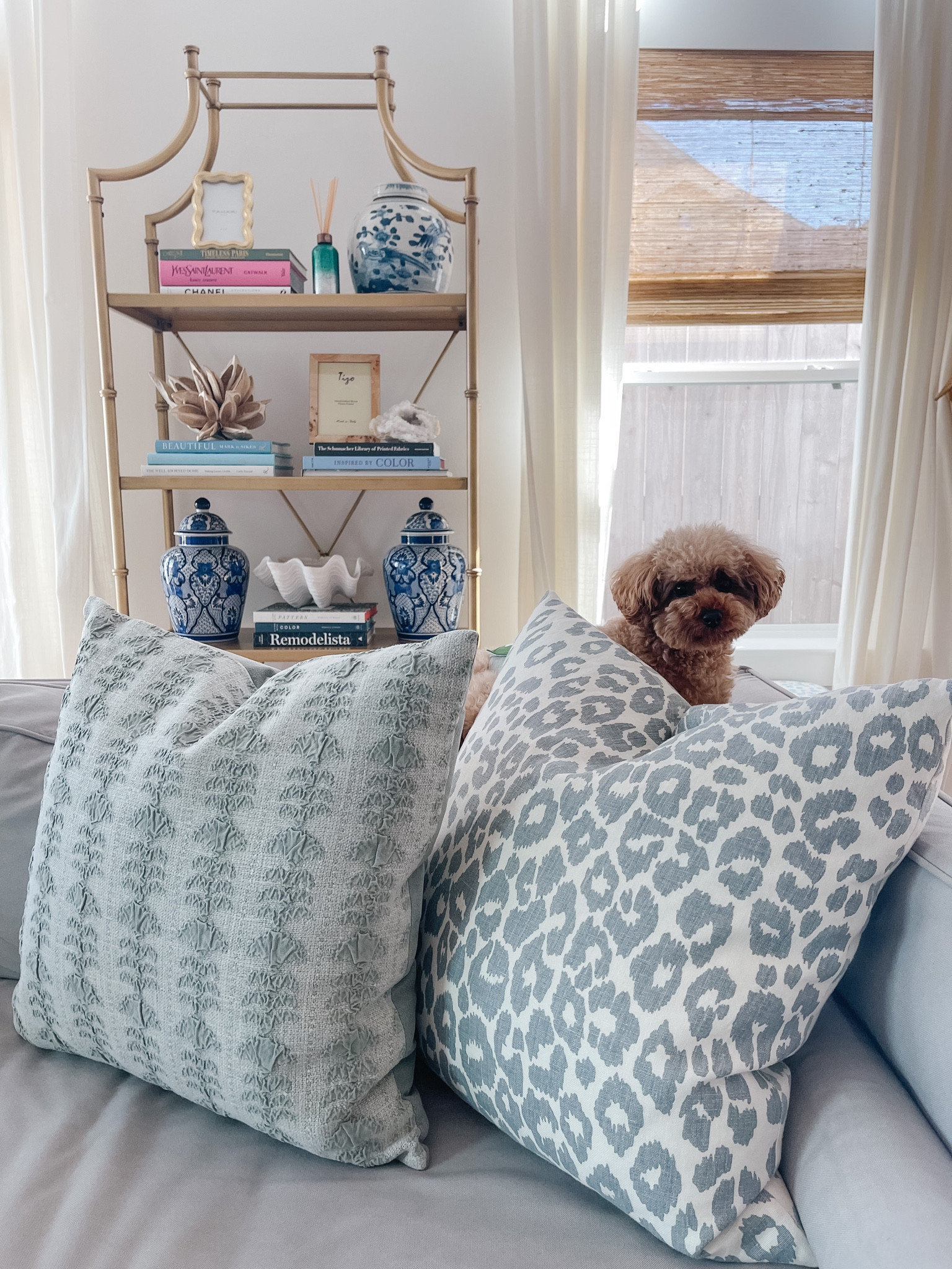 New affordable pillow alert! This textured block print is so pretty! 

#LTKhome