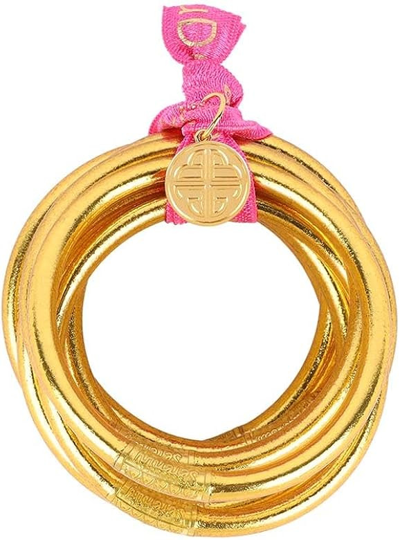 BuDhaGirl Gold All Weather Bangles (AWB) - Serenity Prayer | Amazon (US)