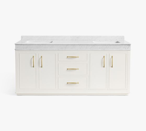 Belmont 72" Double Sink Vanity | Pottery Barn (US)