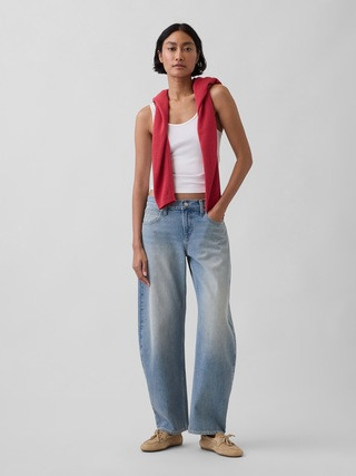 Low Rise Barrel Jeans | Gap (US)