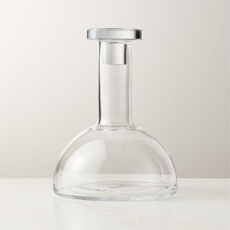 Sofia Short Wide Wine Decanter + Reviews | CB2 | CB2