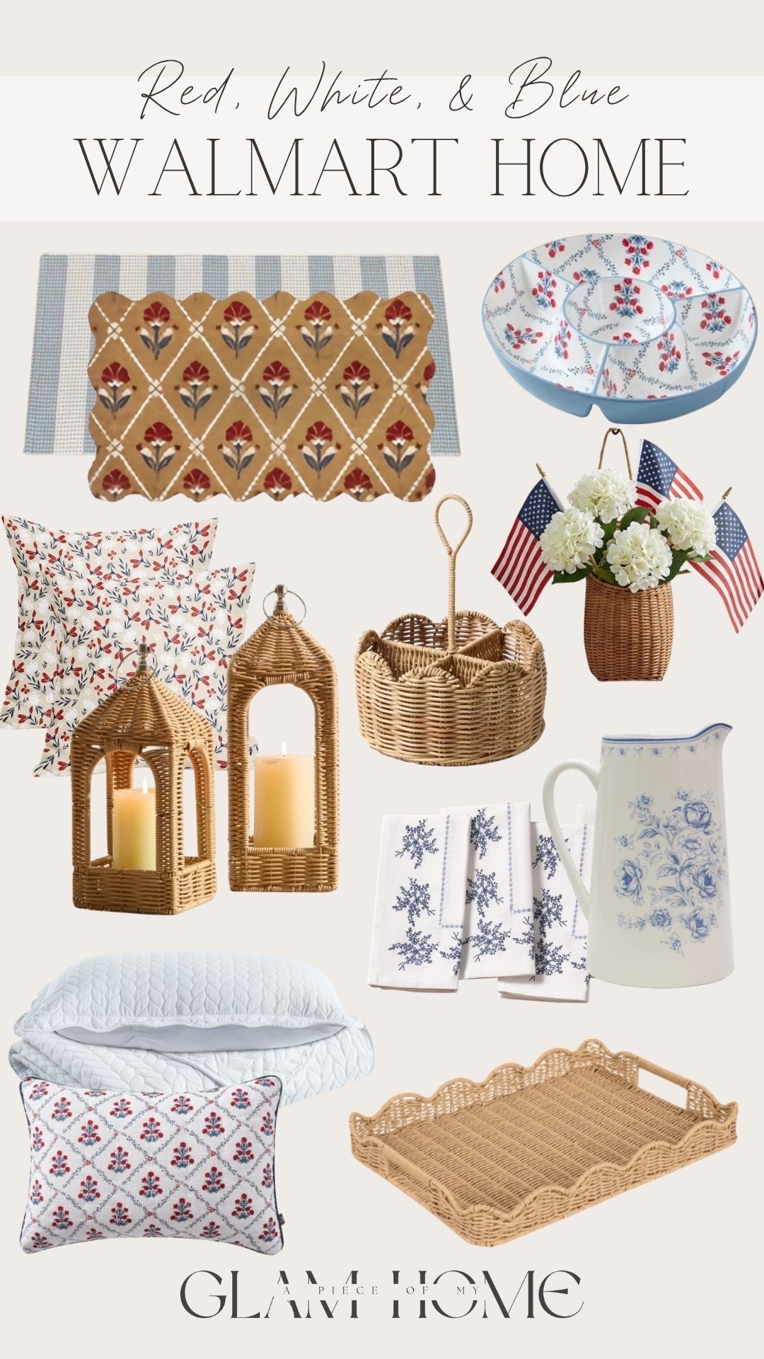 Walmart home decor, red white and blue decor, patriotic home decor, Americana decor, Fourth of July decor, 4th of July home, summer home decor, patriotic finds, Walmart finds, festive home styling, Memorial Day decor, Independence Day decor, USA home decor, American flag decor, summer entertaining, patriotic tablescape, red white blue aesthetic, affordable home decor, Walmart summer decor, holiday home finds, farmhouse patriotic decor, outdoor patriotic decor, cozy Americana, seasonal decor, patriotic porch decor, summer hosting essentials, classic American style, budget friendly decor, neutral patriotic decor, festive summer home

#LTKHome #LTKSeasonal #LTKU

Comment SHOP below to receive a DM with the link to this post on my LTK ⬇ https://liketk.it/6cXsB