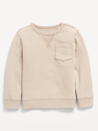 Unisex Long-Sleeve Pocket Sweatshirt for Toddler | Old Navy (US)
