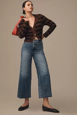 Pistola Lana High-Rise Ultra Wide-Leg Crop Jeans | Anthropologie (US)