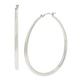 Jessica Simpson Oval Hoop Earrings | Amazon (US)