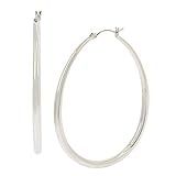 Jessica Simpson Oval Hoop Earrings | Amazon (US)