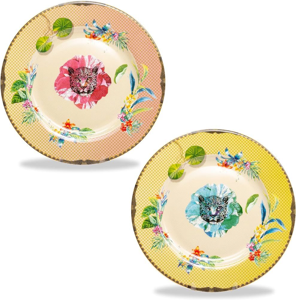 Gracie China Wild Summer 7.5-inch Dessert Plates. Set of 2, Deluxe Gift Box Packed | Amazon (US)