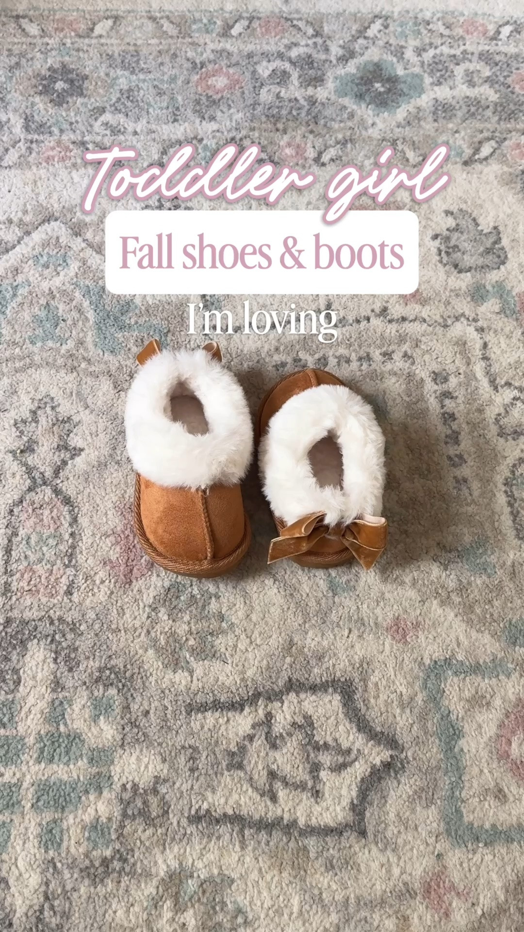 Adorable toddler girl fall shoes and boots from Walmart under $18 😍