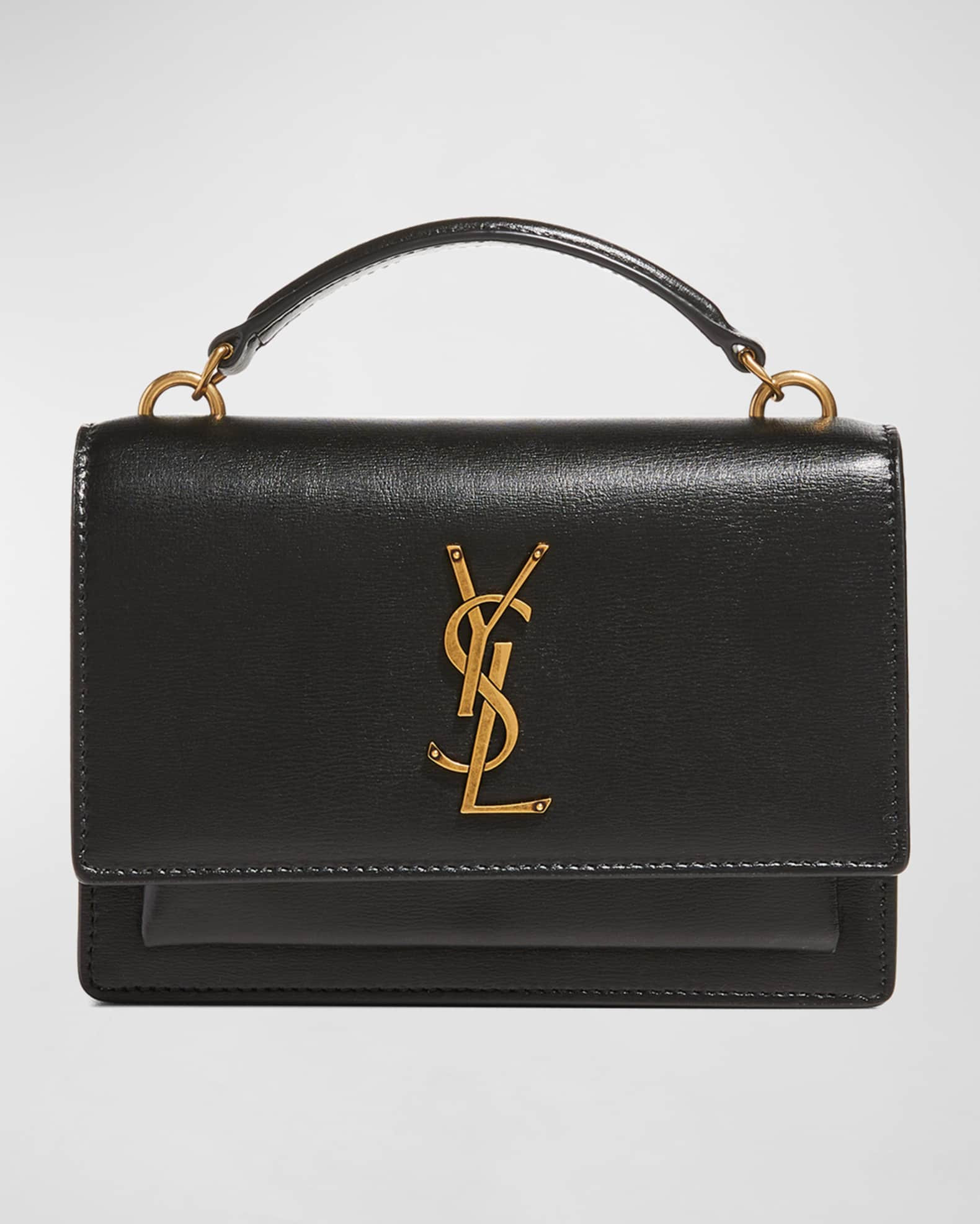 Sunset Medium YSL Top-Handle Crossbody Bag with Chain | Neiman Marcus