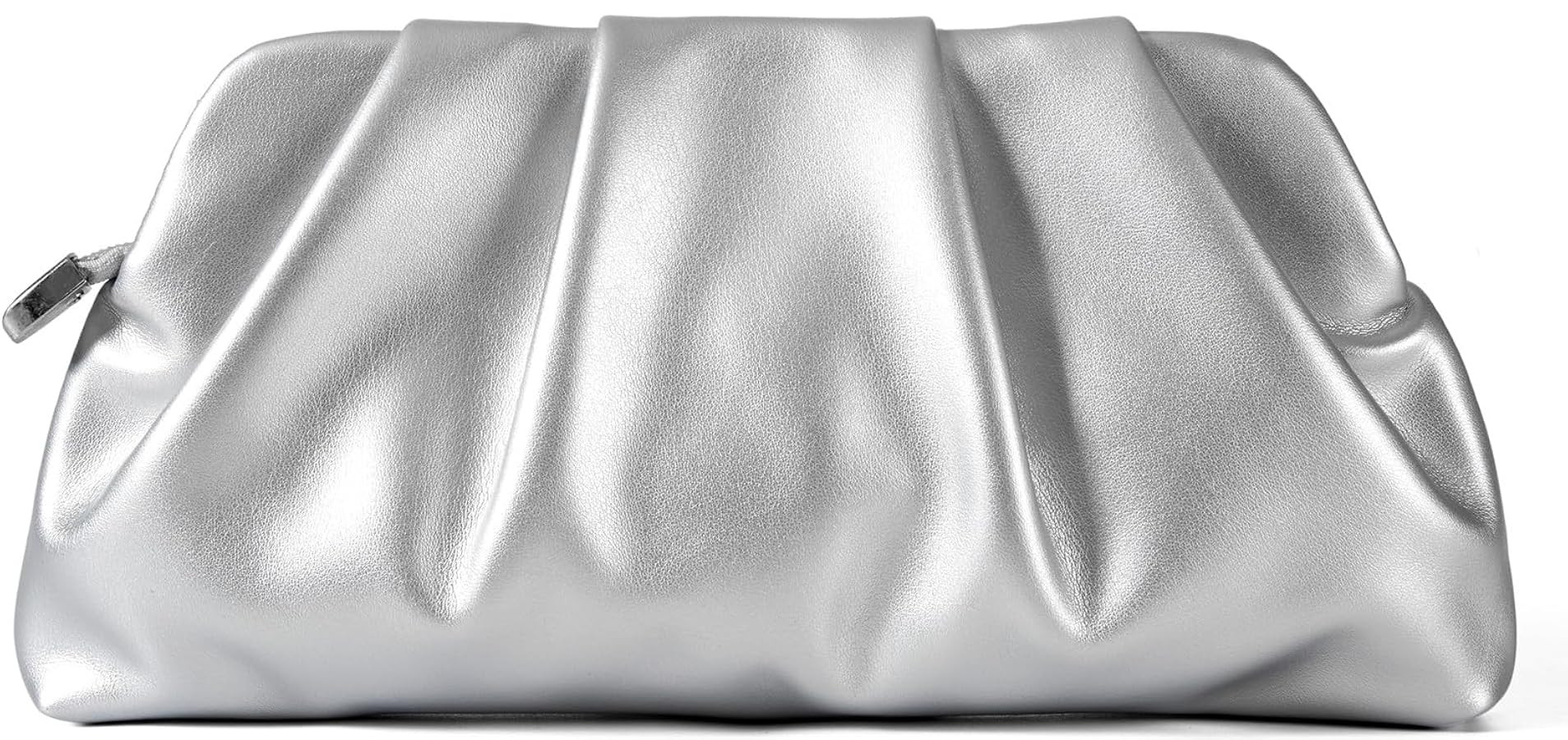 Evening Bag for Women Ruched Clutch Purse Detachable Metal Chain Crossbody Bag | Amazon (US)