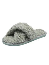 'Iris' Soft Knit Criss Cross Slippers (3 Colors) | Goodnight Macaroon