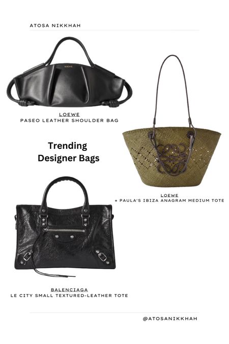 Trending designer bags, Loewe and Balenciaga 

#LTKstyletip #LTKitbag #LTKSeasonal