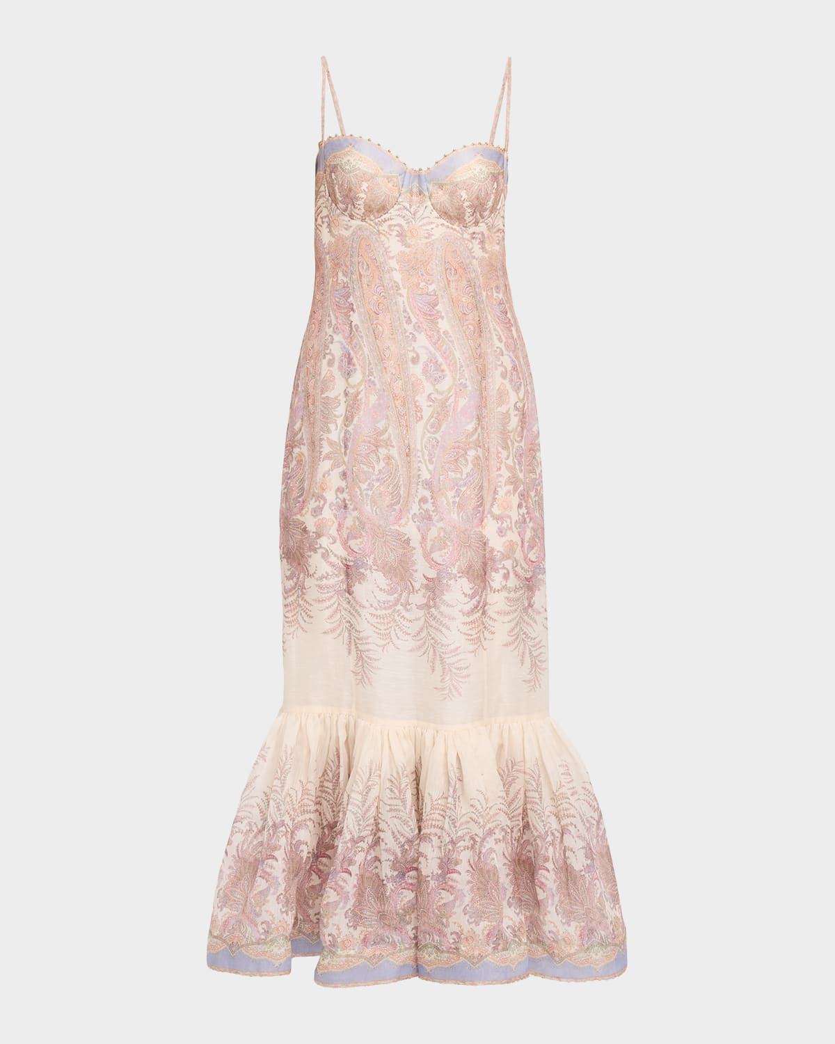 Alchemy Paisley Peplum Gown | Neiman Marcus