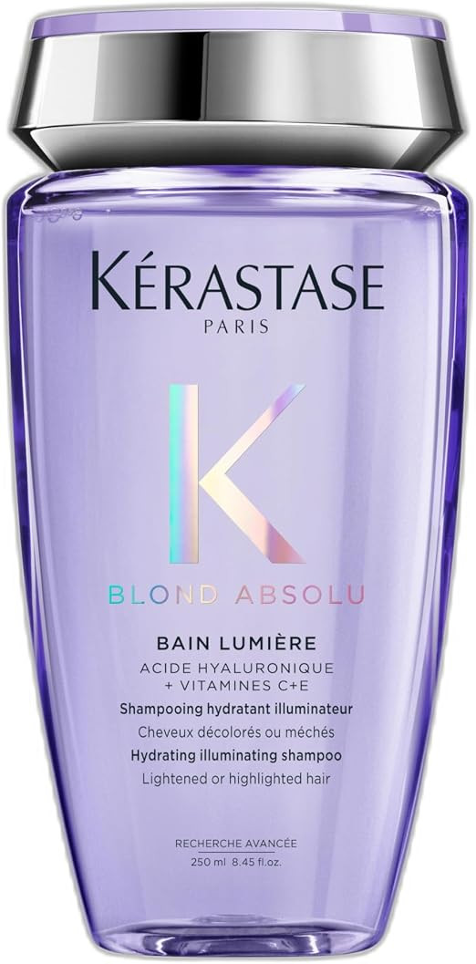 Kérastase Blond Absolu, Hydrating Illuminating Shampoo, For Lightened, Highlighted and Grey Hair... | Amazon (UK)