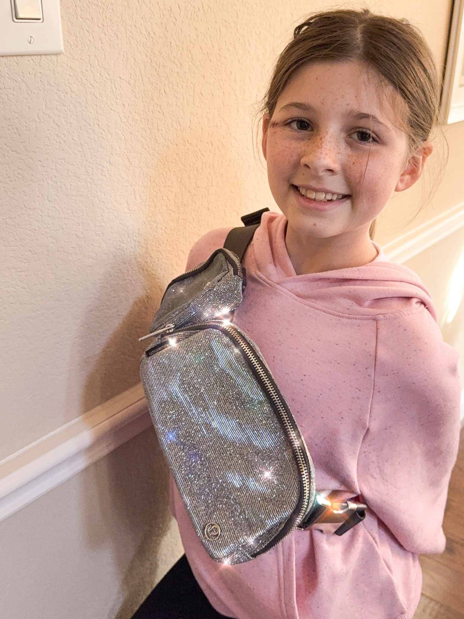 She loves this sparkly #lululemon belt bag with matching nano 

#LTKGiftGuide