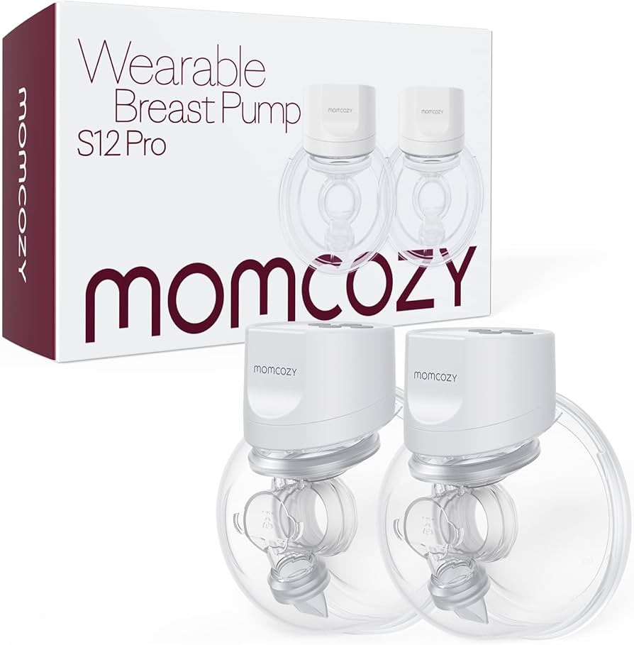 Momcozy Wearable Breast Pump S12 Pro, Double Hands-Free Pump with Comfortable Double-Sealed Flang... | Amazon (UK)