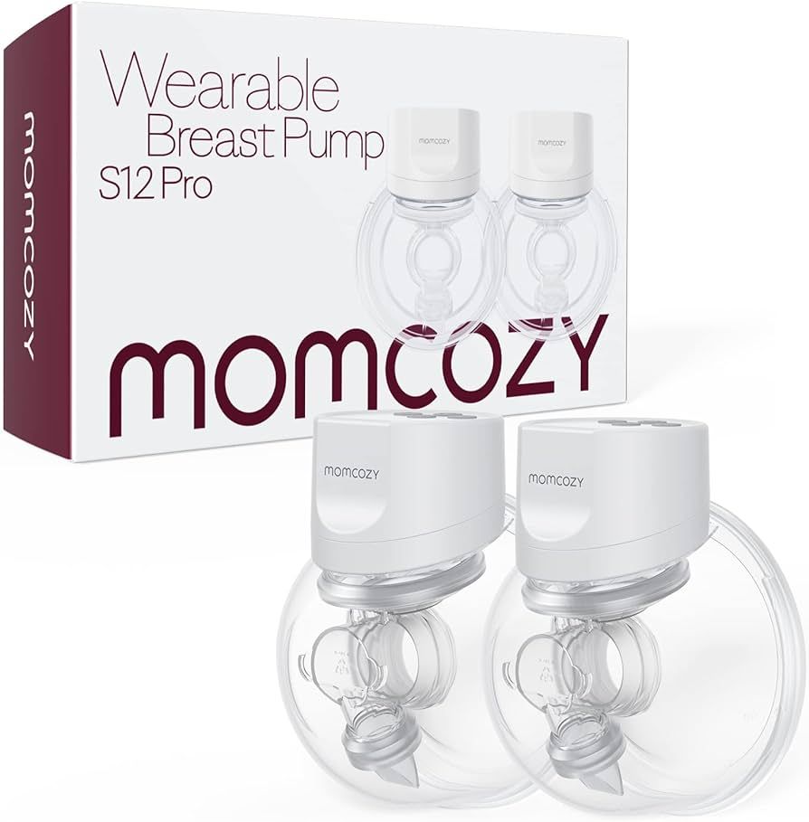 Momcozy Wearable Breast Pump S12 Pro, Double Hands-Free Pump with Comfortable Double-Sealed Flang... | Amazon (UK)